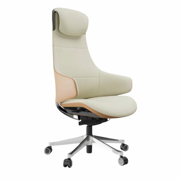 Regalia High-Back Premium Executive Chair – Cream Edition