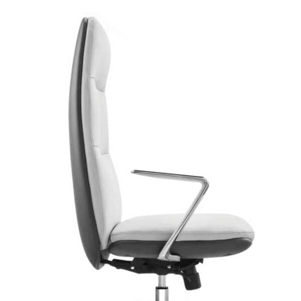 Boss Elite High-Back Executive Chair – White Edition - Image 2