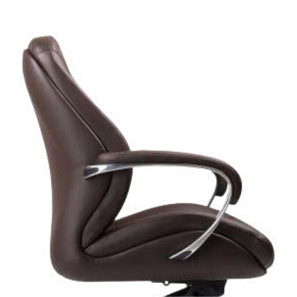 Boss Prime Mid-Back Executive Chair – Brown Leatherette - Image 2