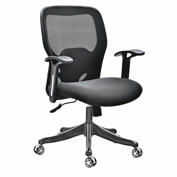 ErgoMesh Medium-Back Office Chair – Black Edition