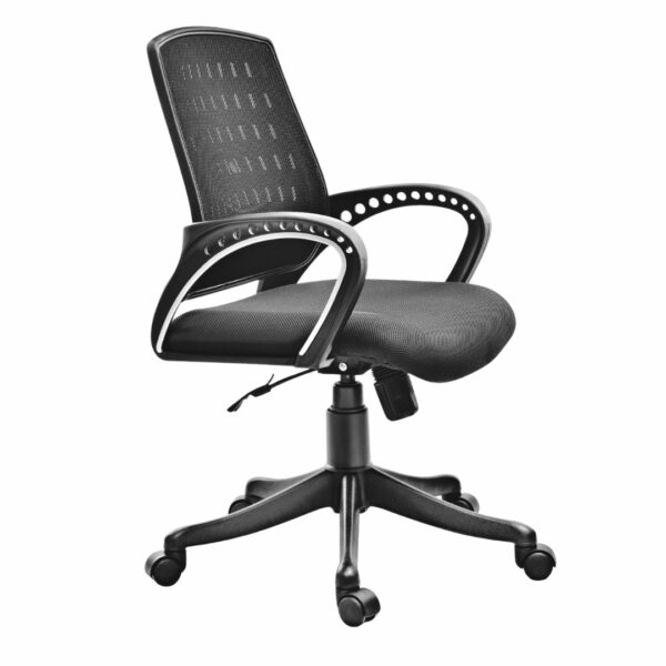 ErgoMesh Medium-Back Office Chair – Black Classic Edition
