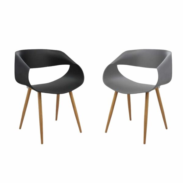 Modern Café Chairs – Wooden Leg Edition